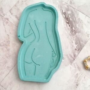 Decorative Jewelry Tray, Aqua